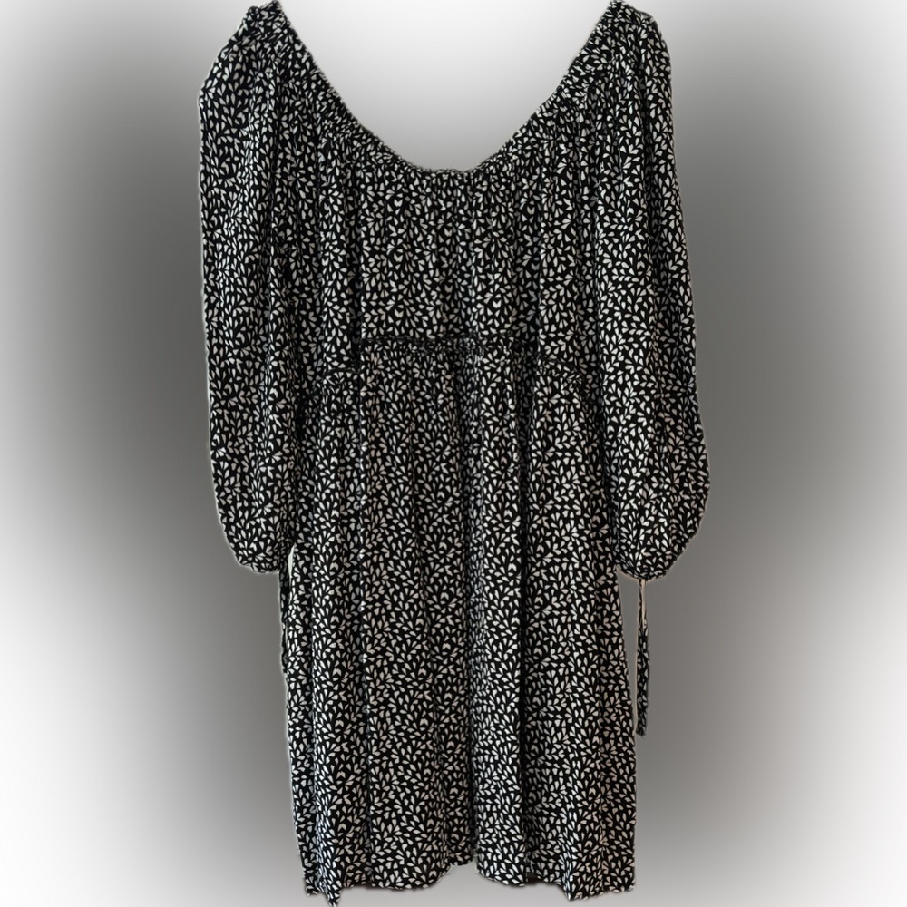 Anthropology 4SI3NNA peasant off shoulder dress L